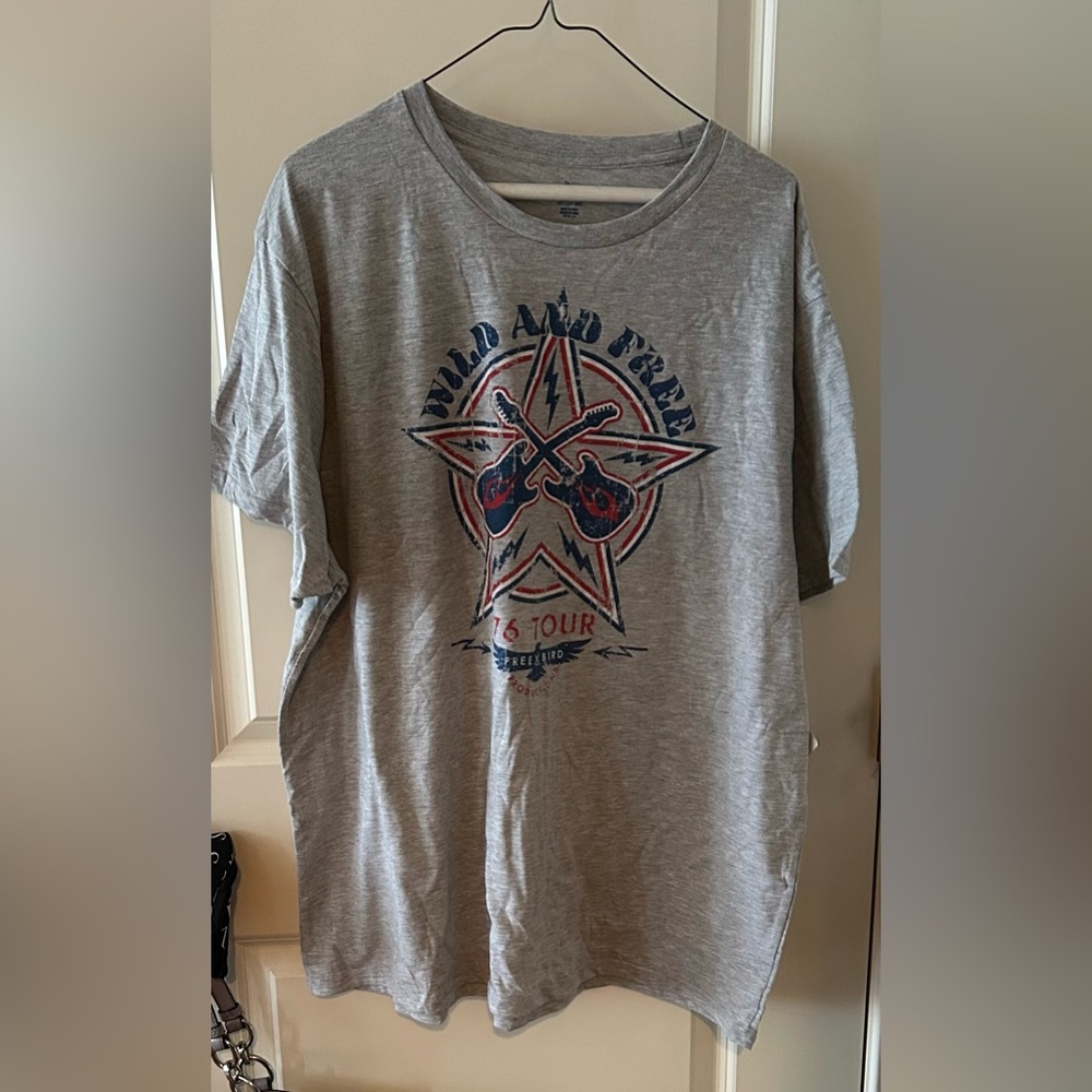 Celebrate Patriotic Wild and Free Graphic Tshirt Plus Size 2X or 3X NWT